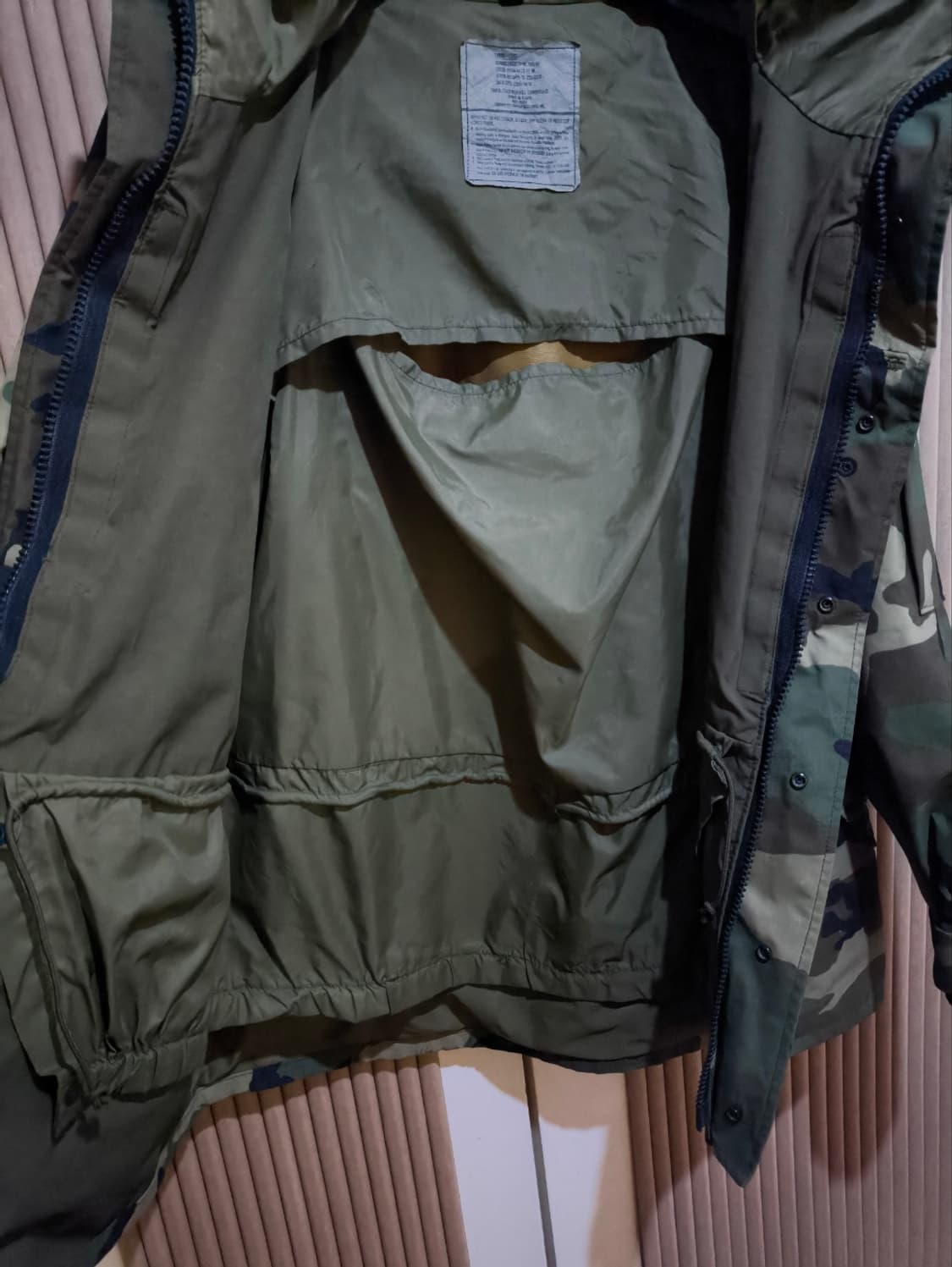 라지롱 110 미군 야상 파카 우드랜드 스키파카 상품이미지7