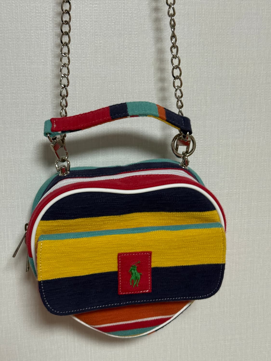 폴로 스트라이프 미니 체인백 상품이미지5