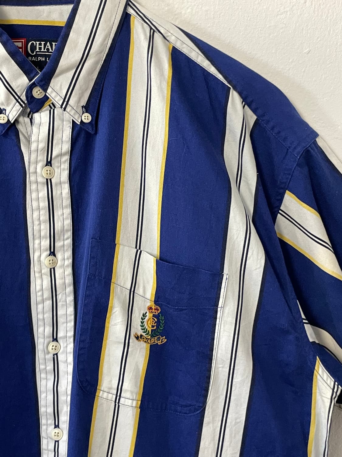 챕스 스트라이프 반팔 셔츠  상품이미지3