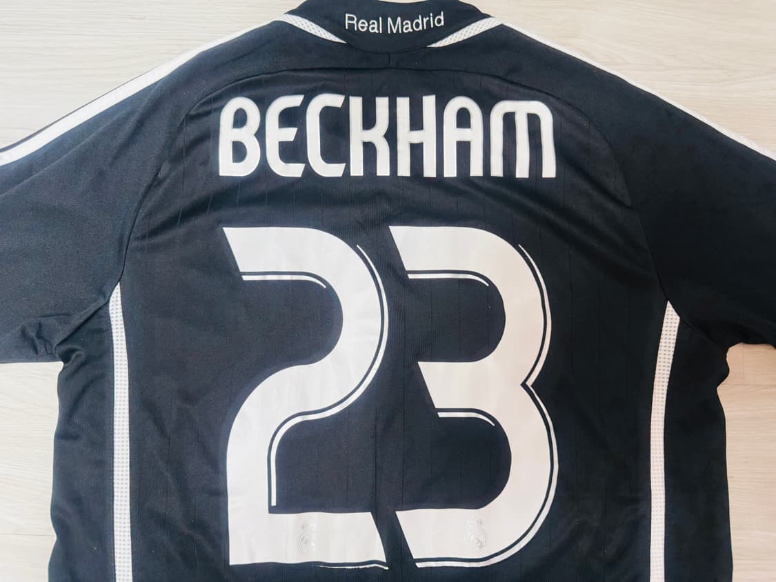 [S] 아디다스 레알 마드리드 06-07 어웨이 베컴 마킹 유니폼 상품이미지5