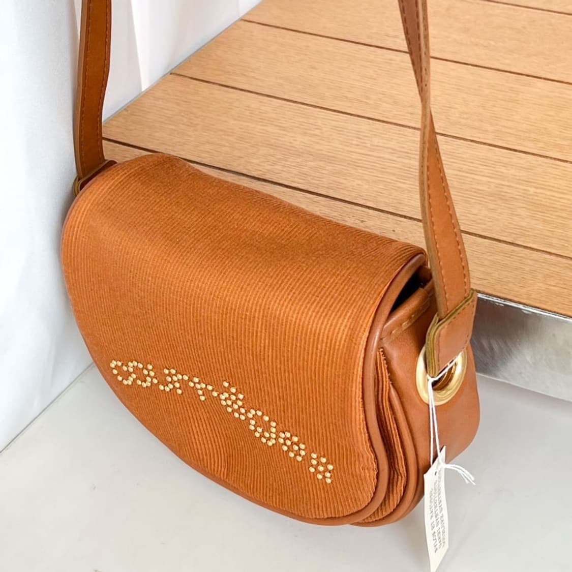 [새상품] courreges / 꾸레쥬 브라운 크로스백 상품이미지8