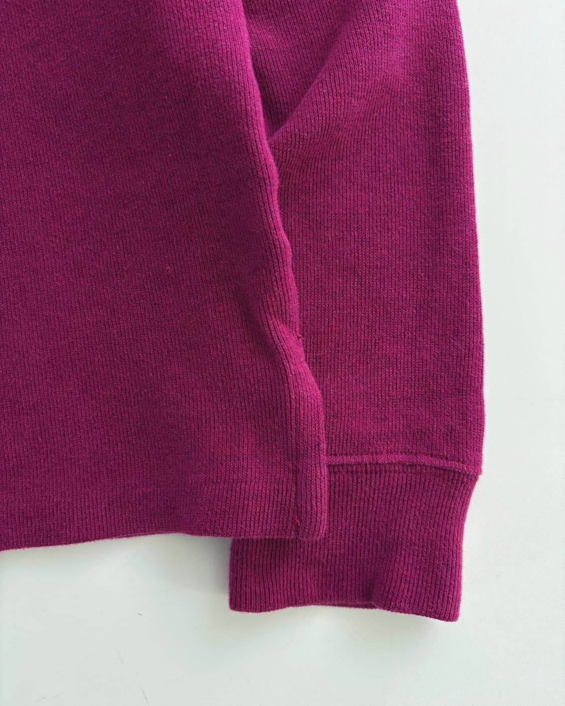 Polo 폴로 랄프로렌 신형 마젠타컬러 코튼 하프집업 상품이미지5