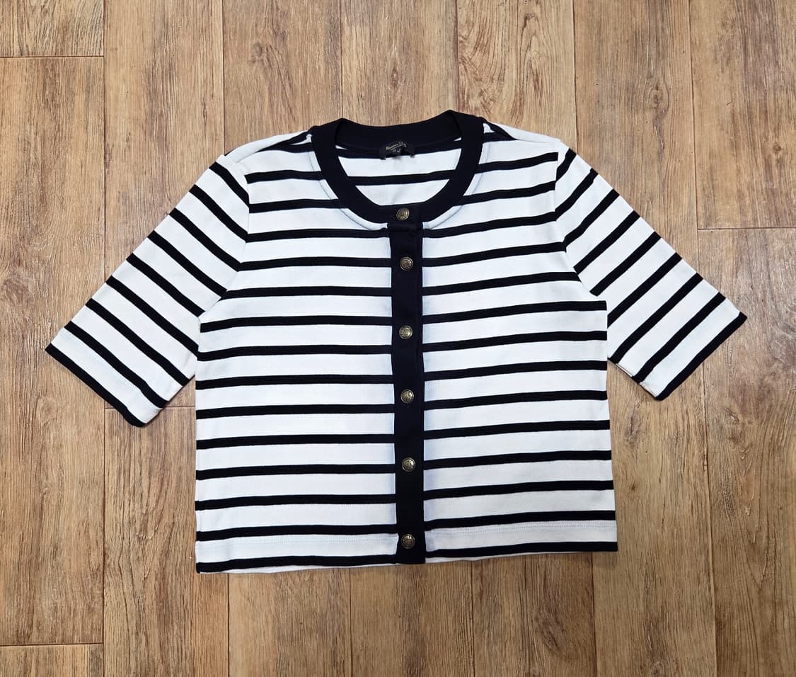 마시모두띠(Massimo Dutti) 스트라이프 코튼가디건 55 상품이미지3