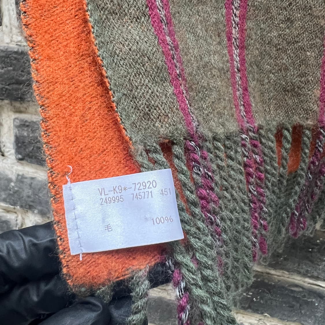 비비안웨스트우드 울 머플러 상품이미지5