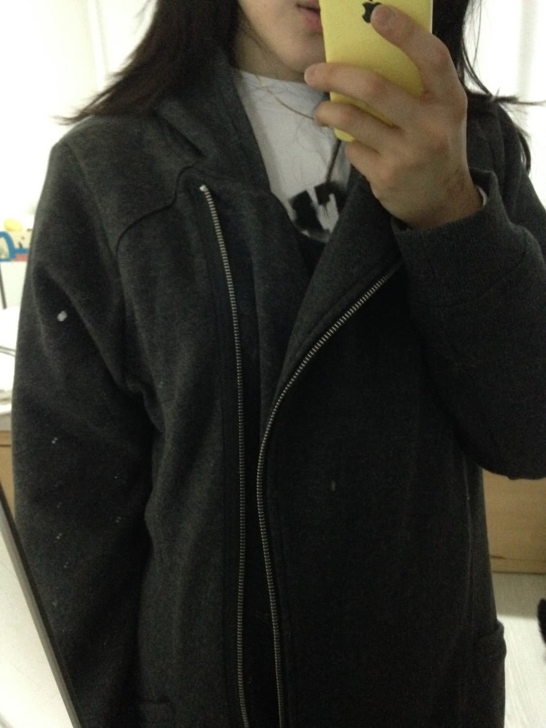 파우닝 사이드 지퍼 디테일 후드집업 상품이미지4