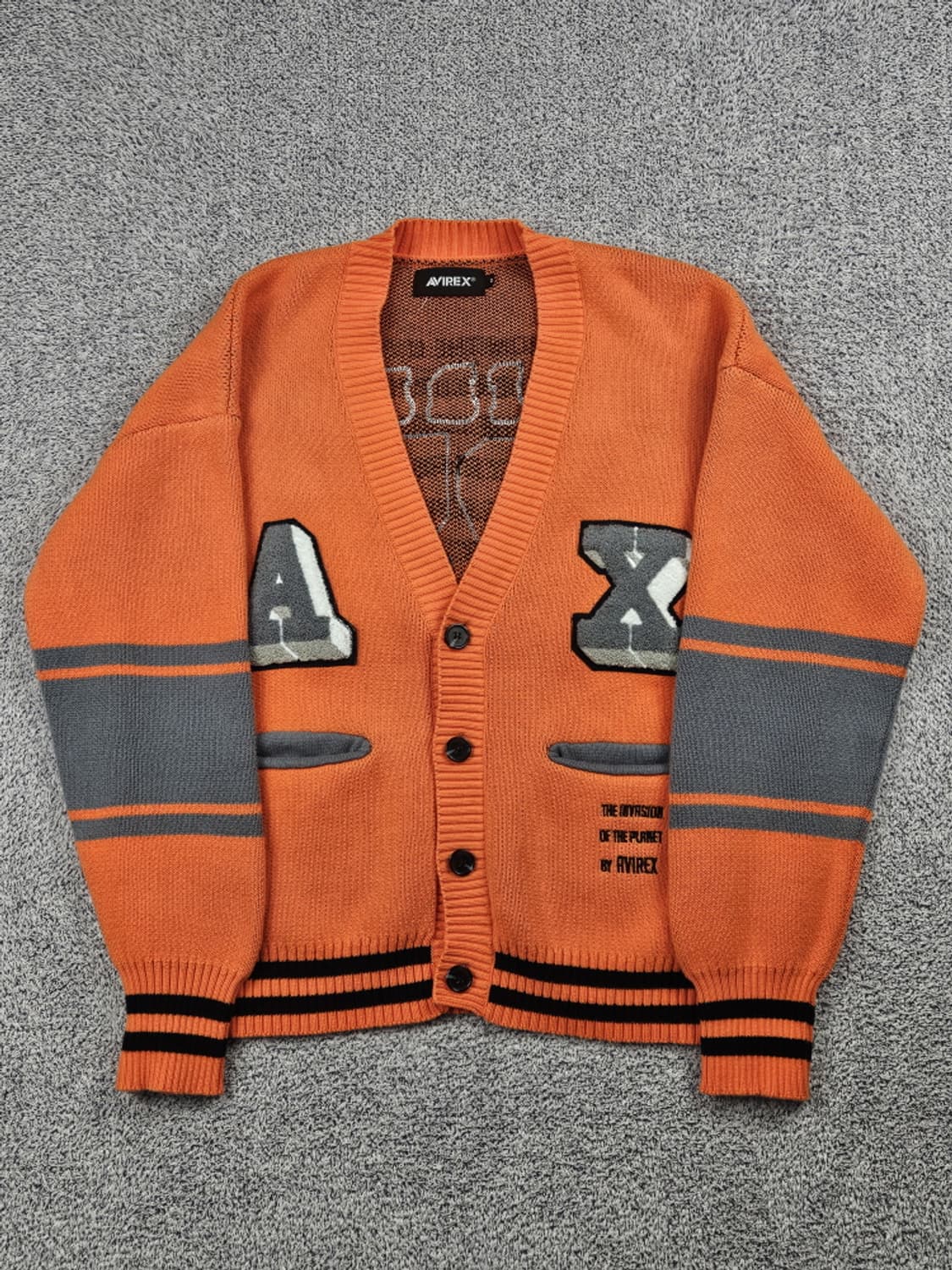 아비렉스 패칭 AVX 바시티 니트 가디건 ( M ) / 10498 상품이미지3