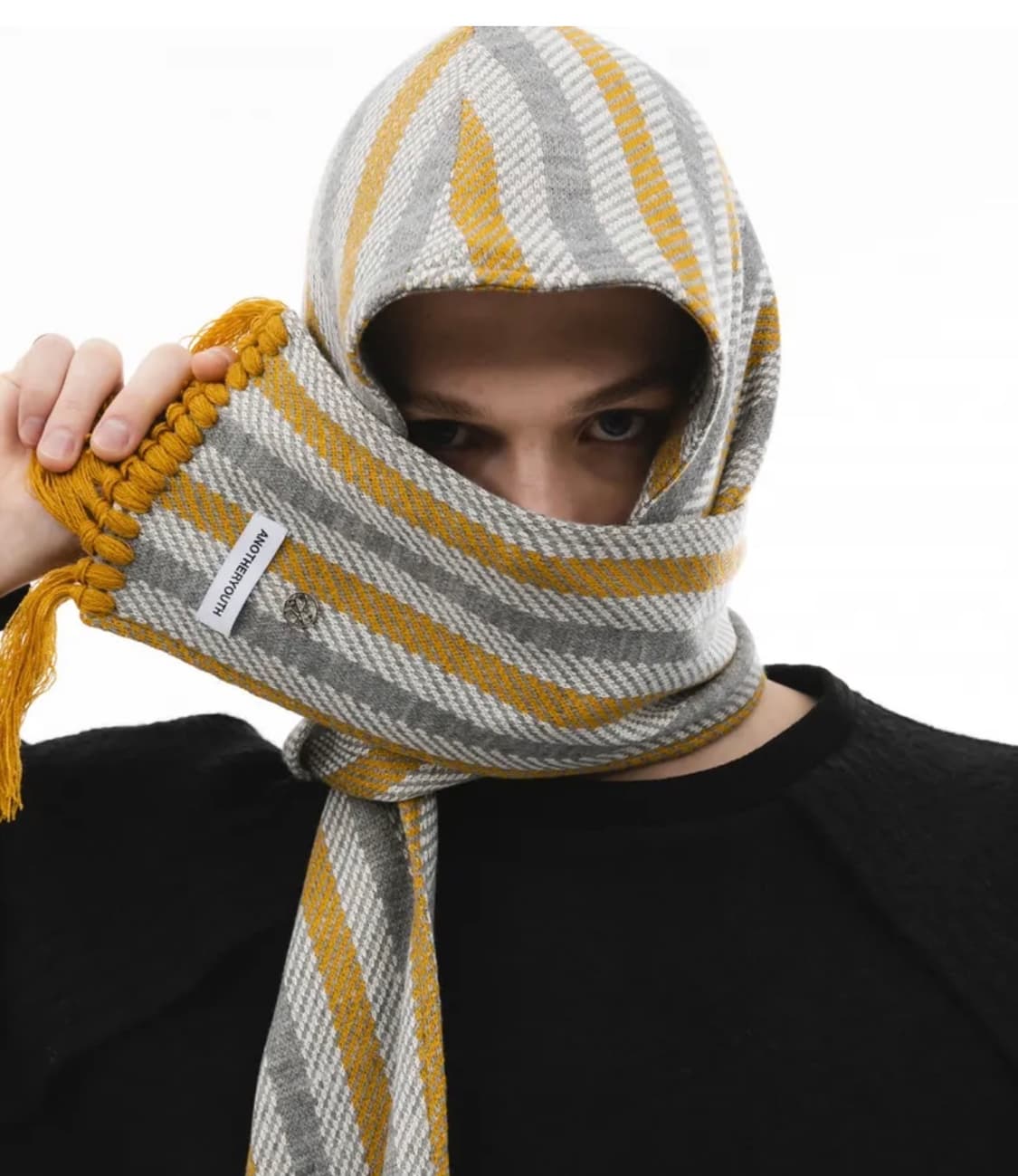 어나더유스 라인 후드 머플러 상품이미지2