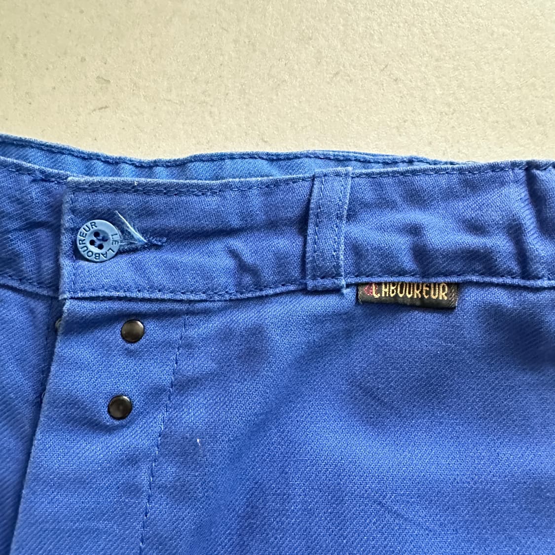 르라부어 프렌치 워크 팬츠 블루 (40) 상품이미지4