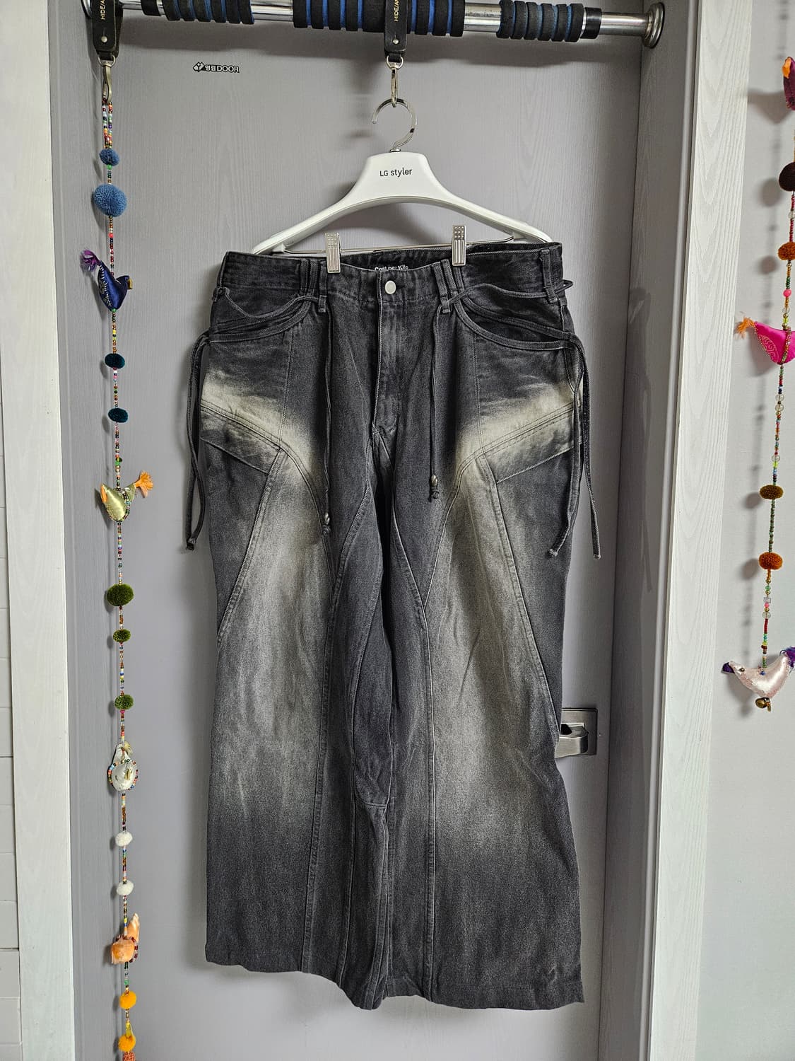 코스트퍼킬로 Cost per Kilo 워싱 와이드 데님 XL 상품이미지1