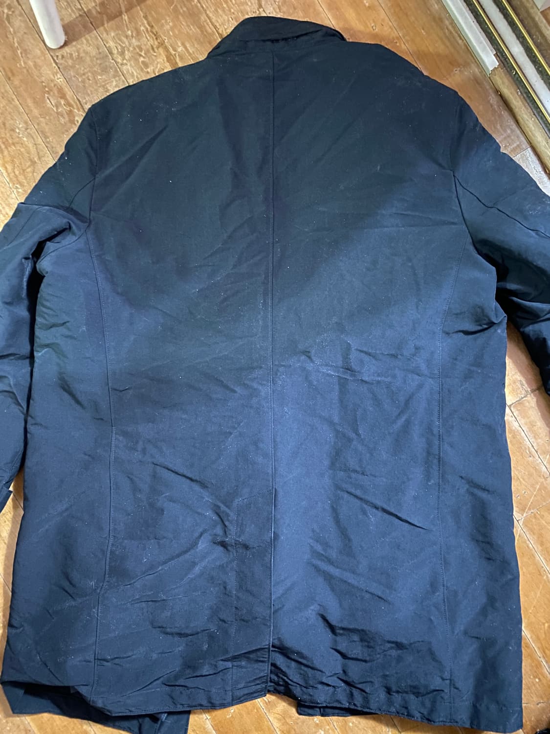 HAZZYS 남성 디테쳐블 구스다운 패딩 코트 110 블랙 상품이미지7