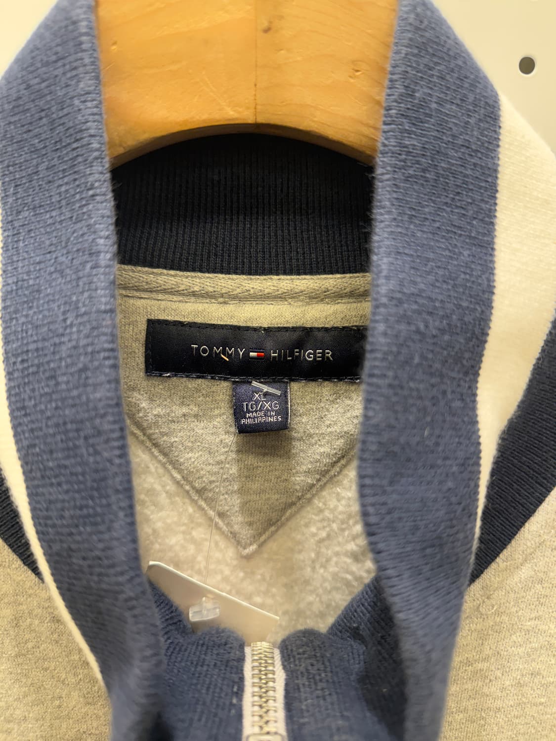 타미힐피거 아카이브 자수 빅로고 박시핏 집업 자켓 U324 상품이미지4