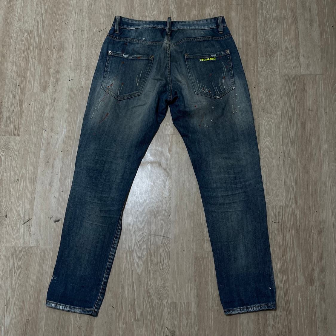 디스퀘어드2 페인팅 워싱 데님 청바지 46 상품이미지8