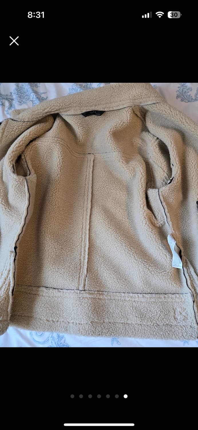 ZARA 무스탕 자켓 XL(44) 상품이미지7