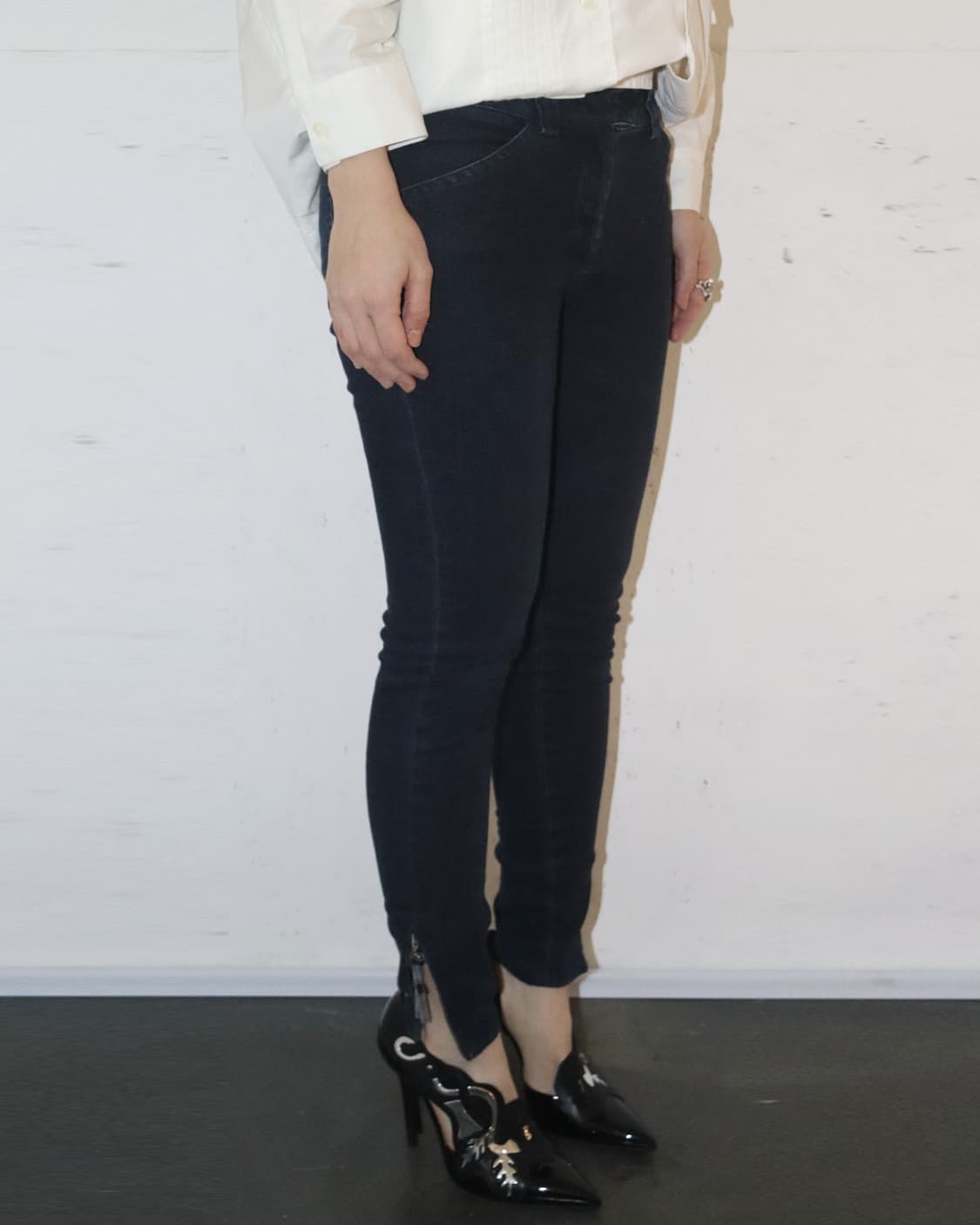 발렌시아가 by 니콜라스 제스키에르 13SS 지퍼 디테일 슬림 데님팬츠 상품이미지2