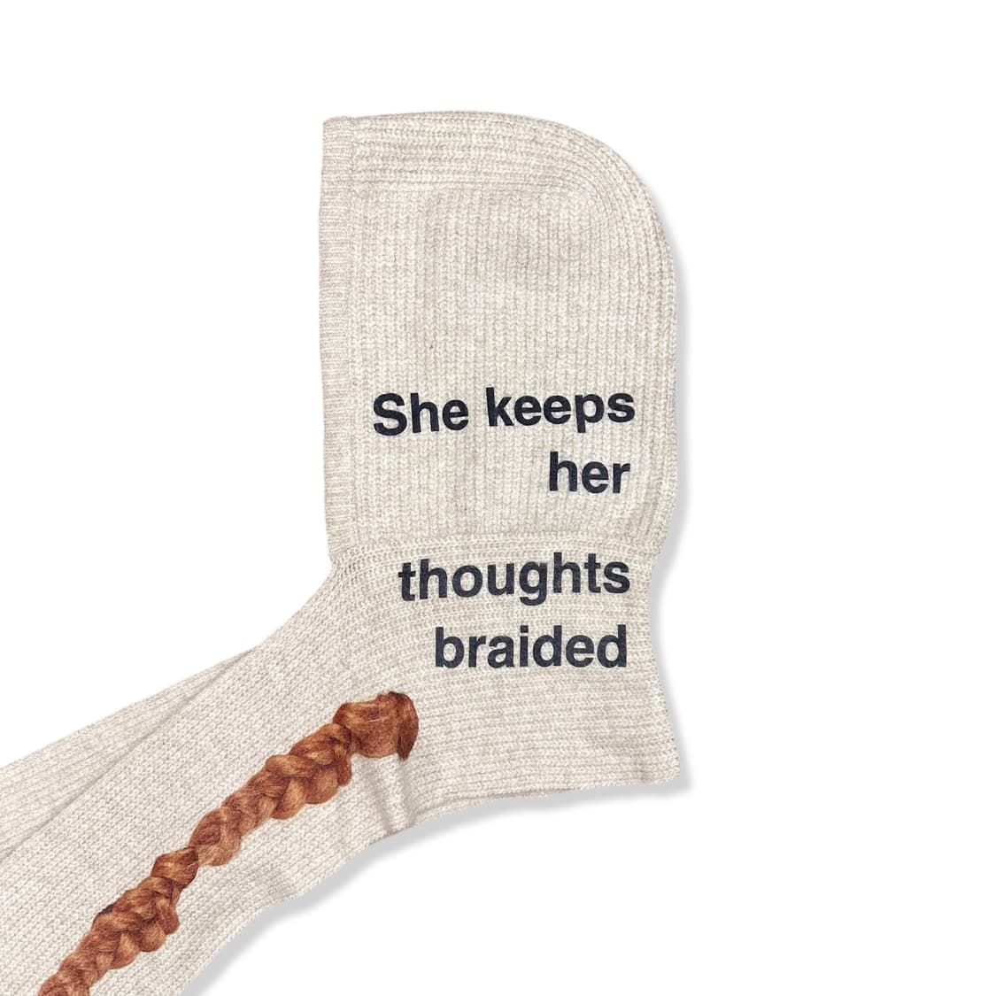 Blaze Print Knit Scarf Hat 상품이미지2