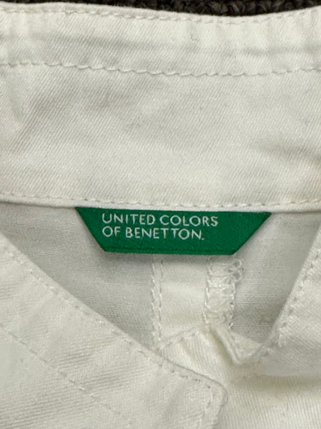 38)Benetton vintage 여성 화이트 자켓 상품이미지3