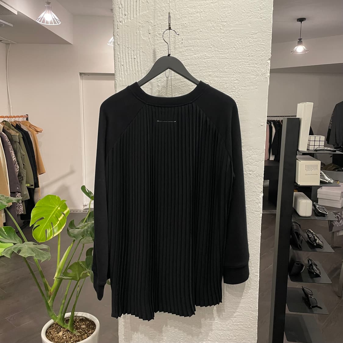 MM6 메종 마르지엘라 블라우스 도킹 맨투맨 상품이미지1