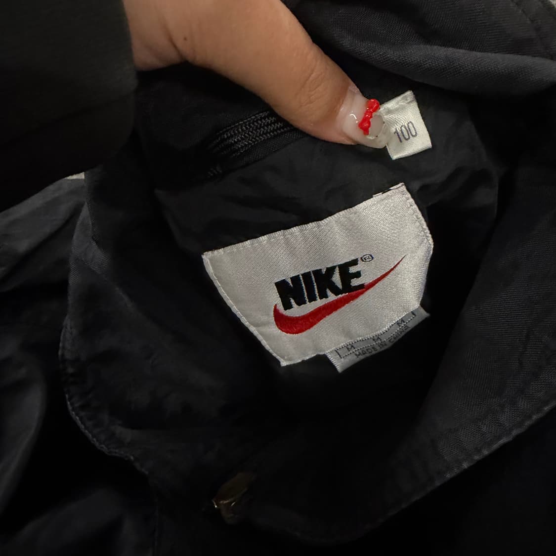 [ 정품/M ] 90s 나이키 스우시 바람막이 자켓 상품이미지5