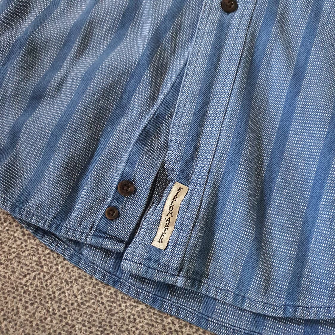 80s미국 수입 빈티지 스트라이프 셔츠 no.55 상품이미지6