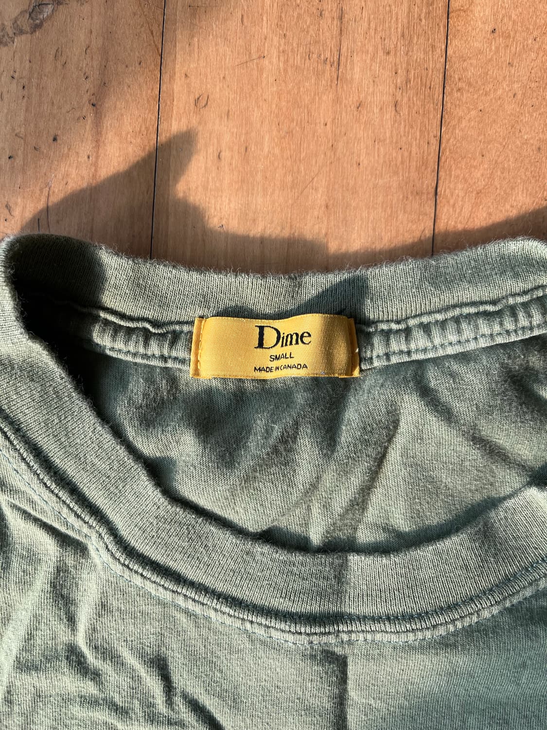 dime 그린 올리브 티셔츠 사이즈 s 상품이미지2