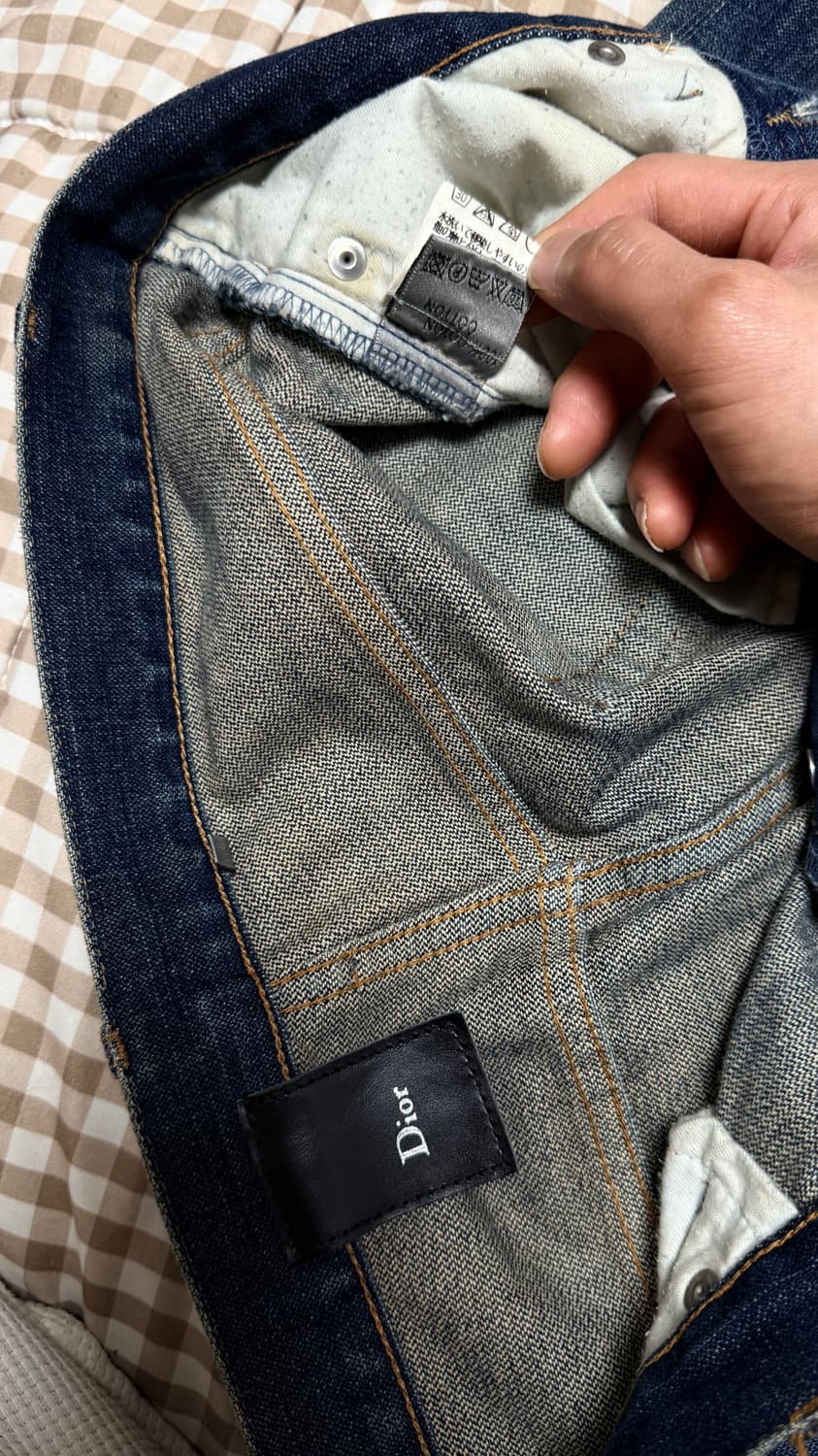 디올옴므 05ss 런웨이 rust denim 29 상품이미지8