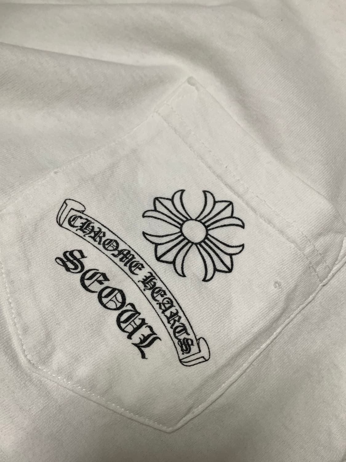 크롬하츠 롱슬리브 서울 화이트 M 상품이미지2