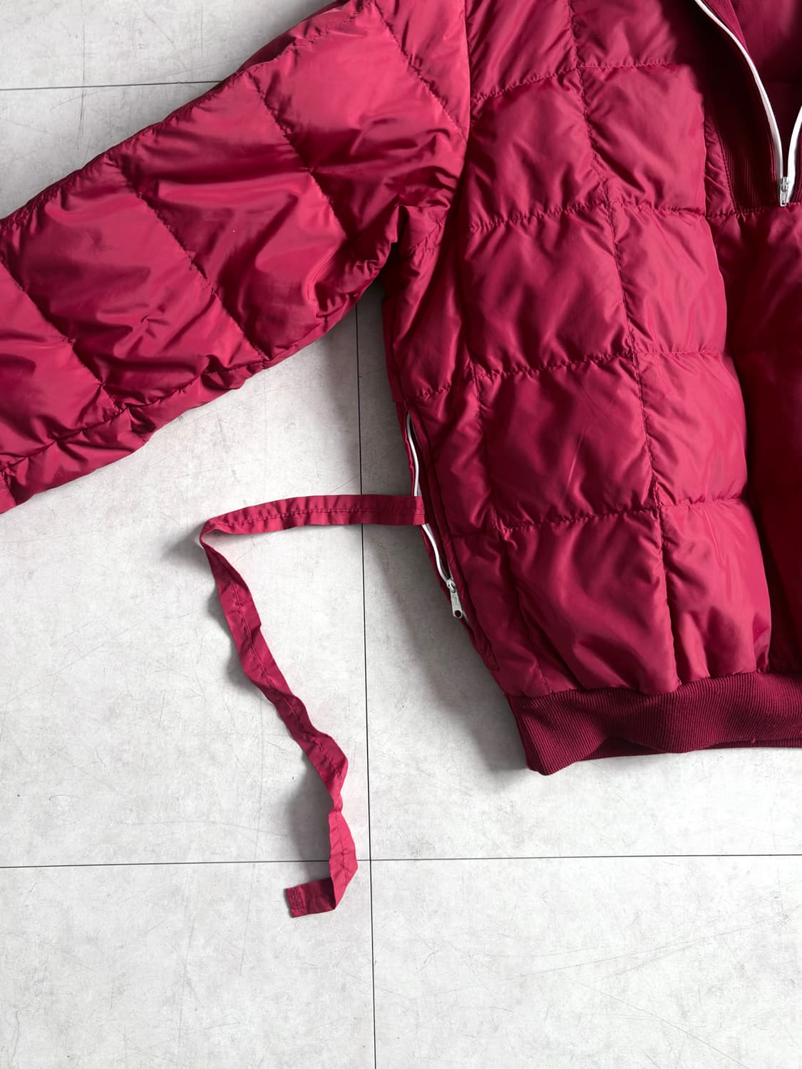 80’s 에디바우어 아카이브 하프 집 다운 풀오버 상품이미지6