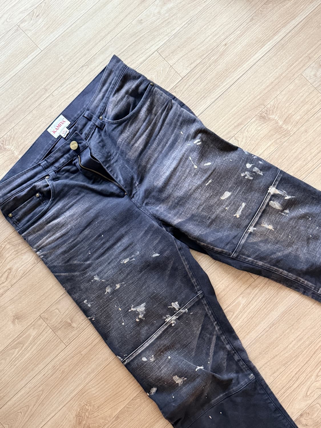 Kamiya serge paint pants L 판매 30-32 사이즈 상품이미지6