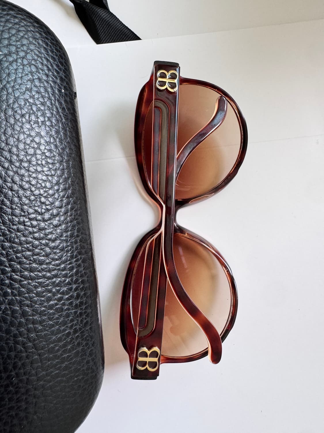 BALENCIAGA 에디션 선글라스 브라운 상품이미지5