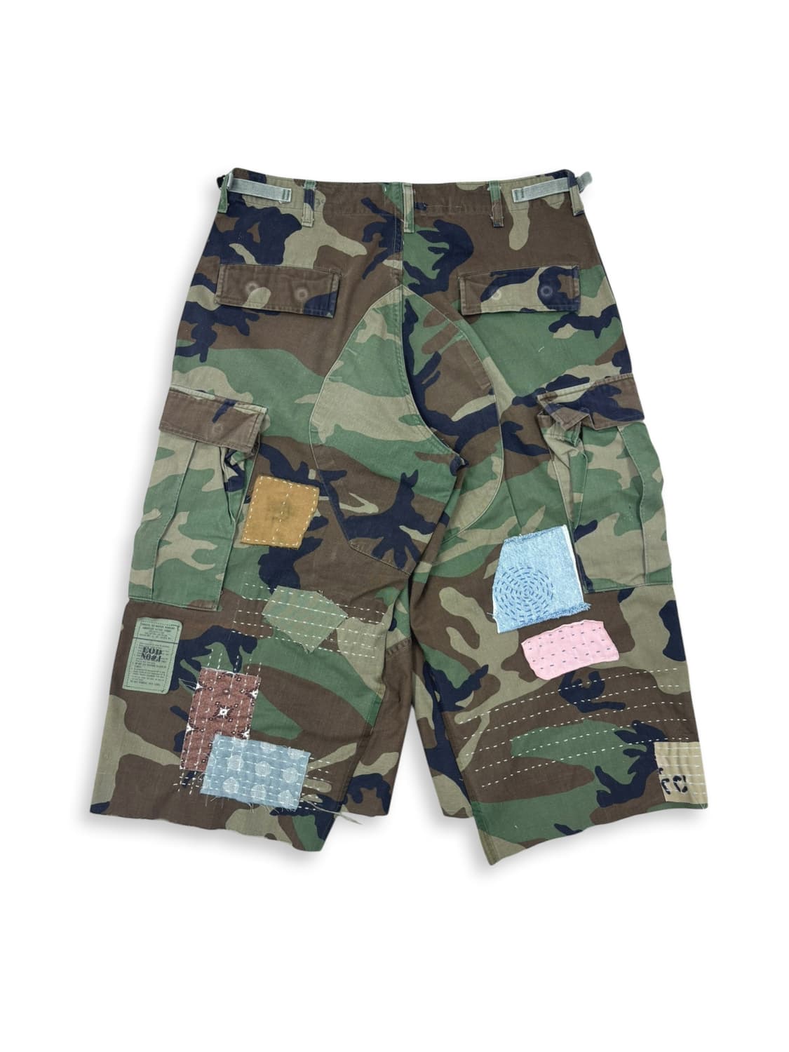 BDU Distressed Boro Sashiko Bermuda 상품이미지2