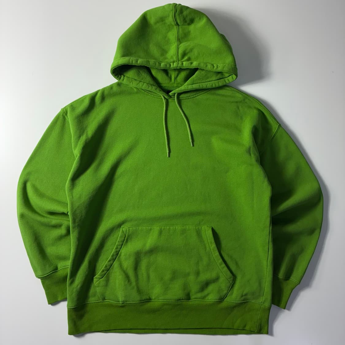 Stussy  스투시 베이직 코튼 라이트그린 후드티  상품이미지2