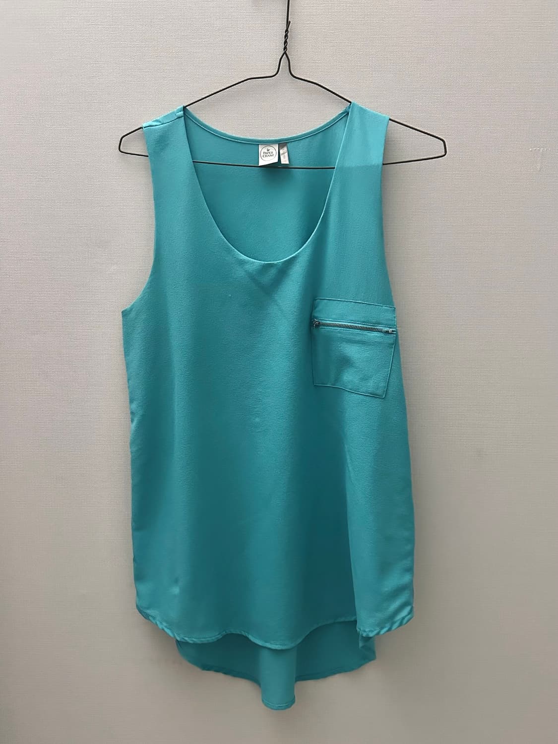 민트 지퍼 빈티지 슬리브리스 상품이미지5