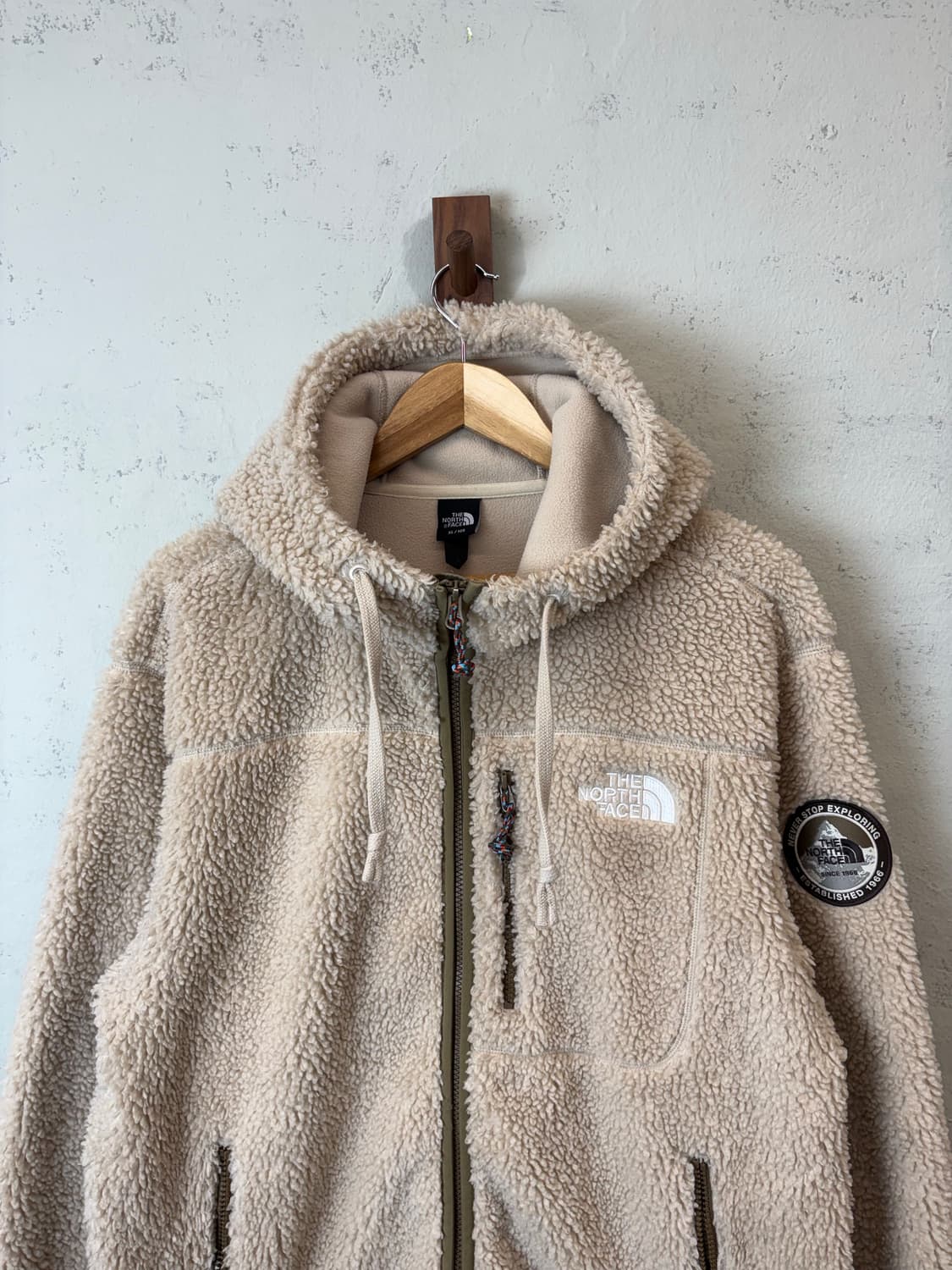 노스페이스 후리스 집업 자켓 아이보리 상품이미지3