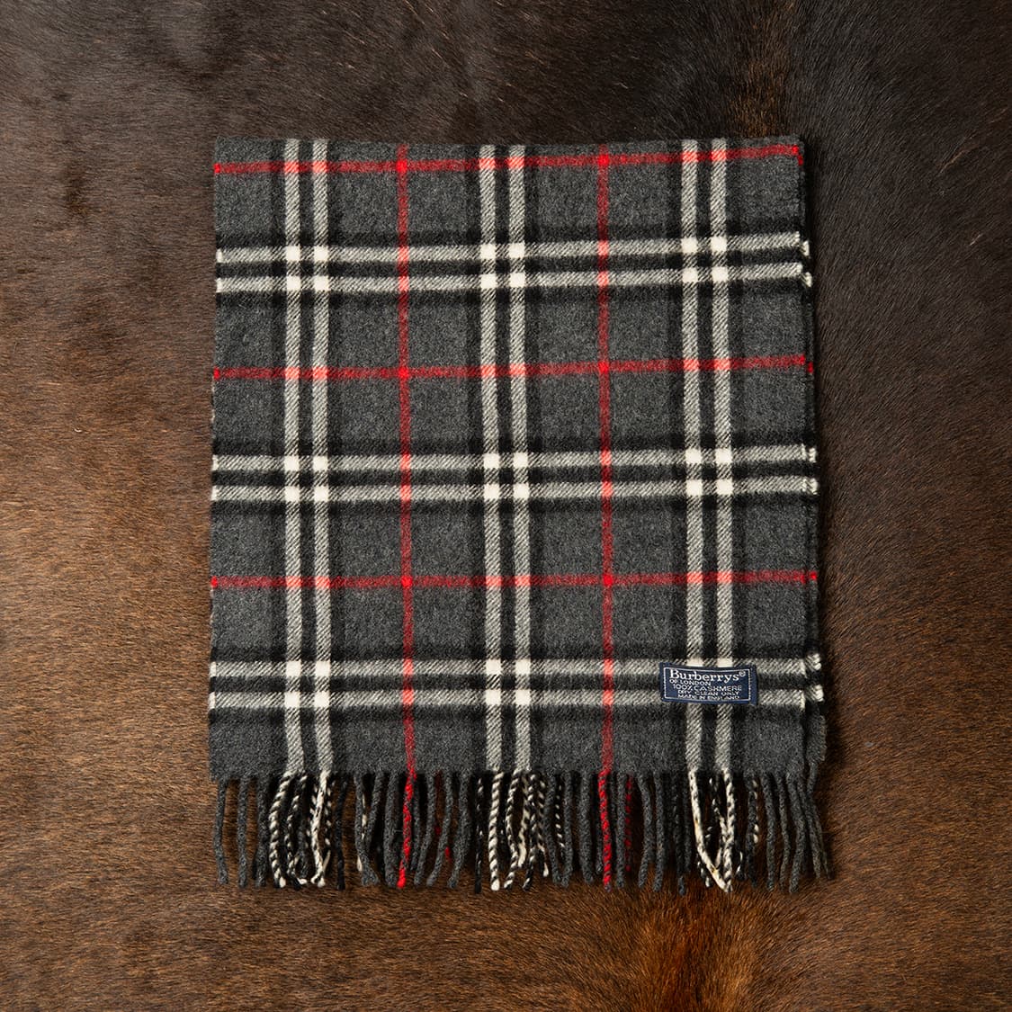 90s 버버리 Burberrys 100% 캐시미어 머플러  상품이미지1