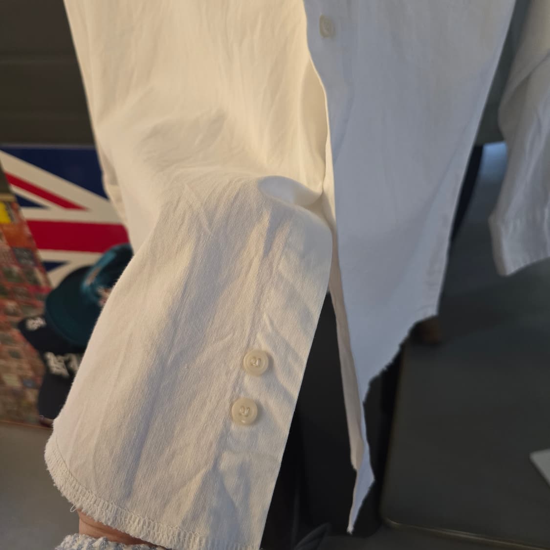 랭글러 밴드카라 차이나카라 셔츠 상품이미지8