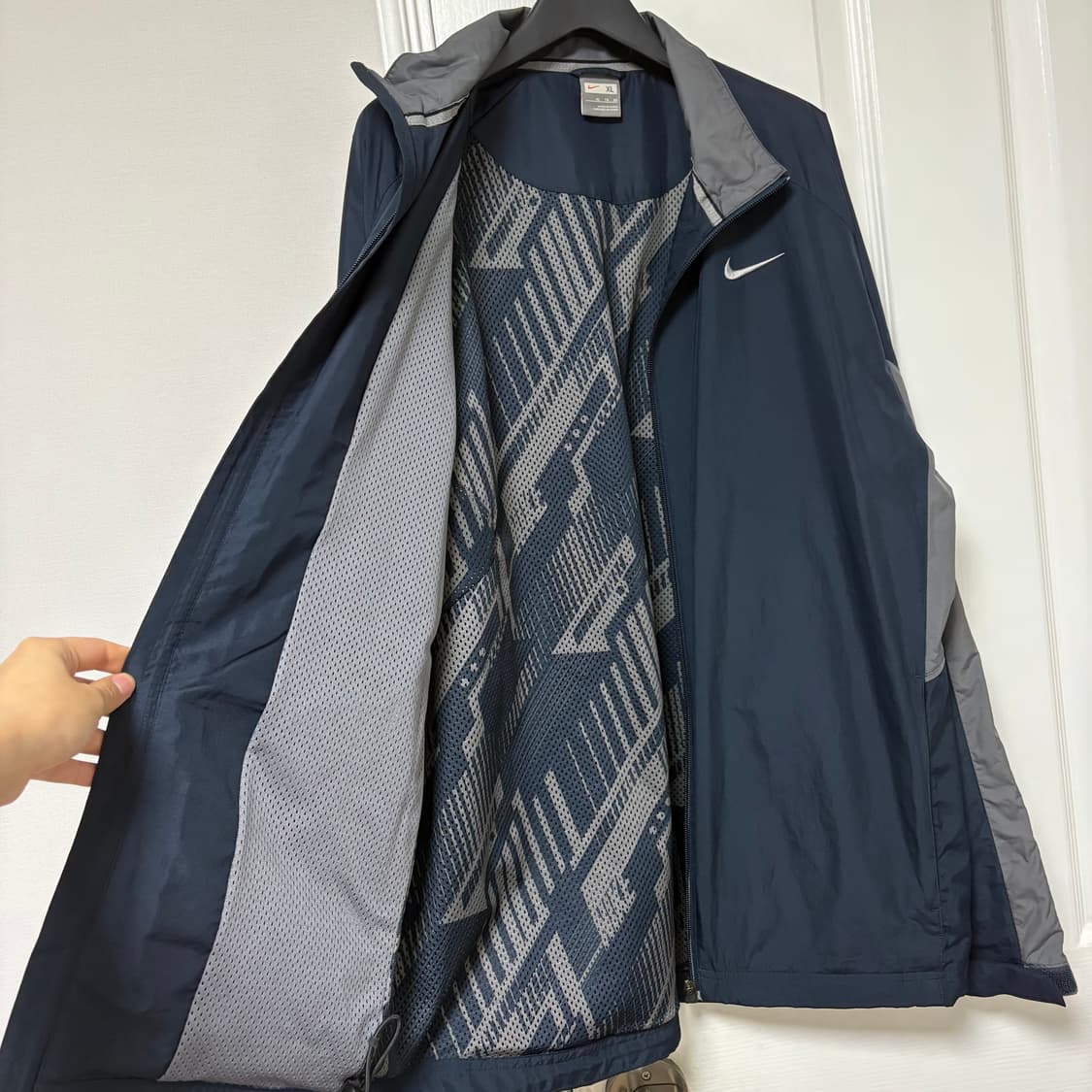 나이키 올드스쿨 배색 바람막이(네이비 105) 상품이미지9