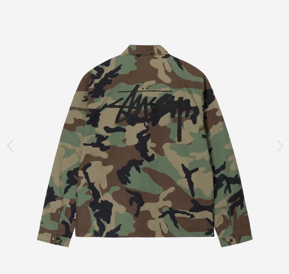 스투시 코치 셔츠 카모 L 상품이미지2