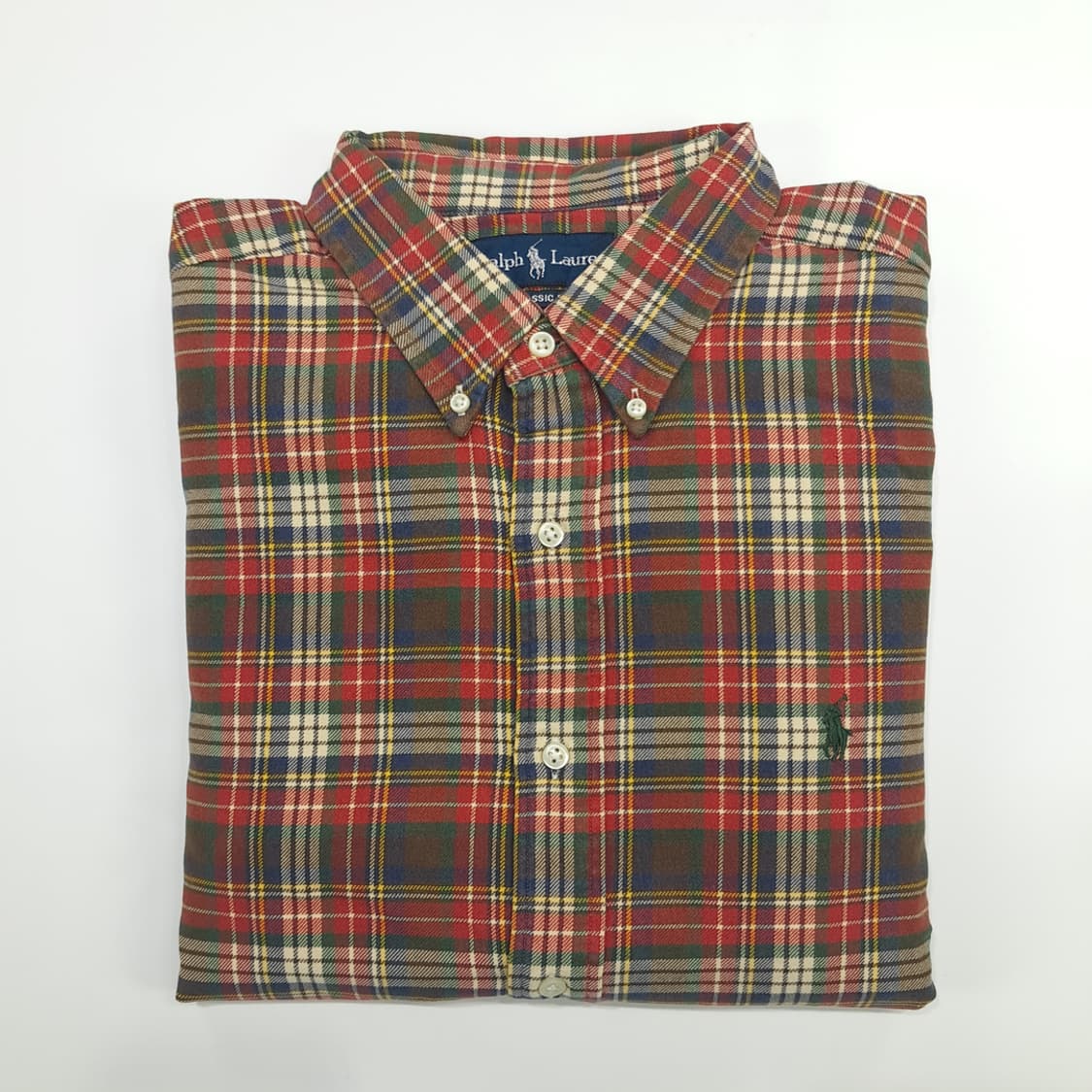 Co893 XL 폴로 랄프로렌 클래식 타탄체크 긴팔 셔츠 남방 상품이미지8