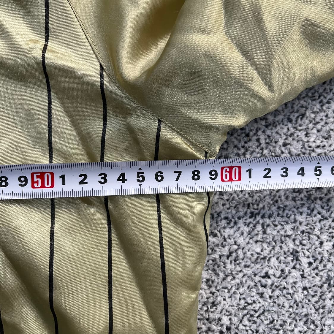 100 엠엘비 레트로 새틴 바시티 자켓 0326M 상품이미지8