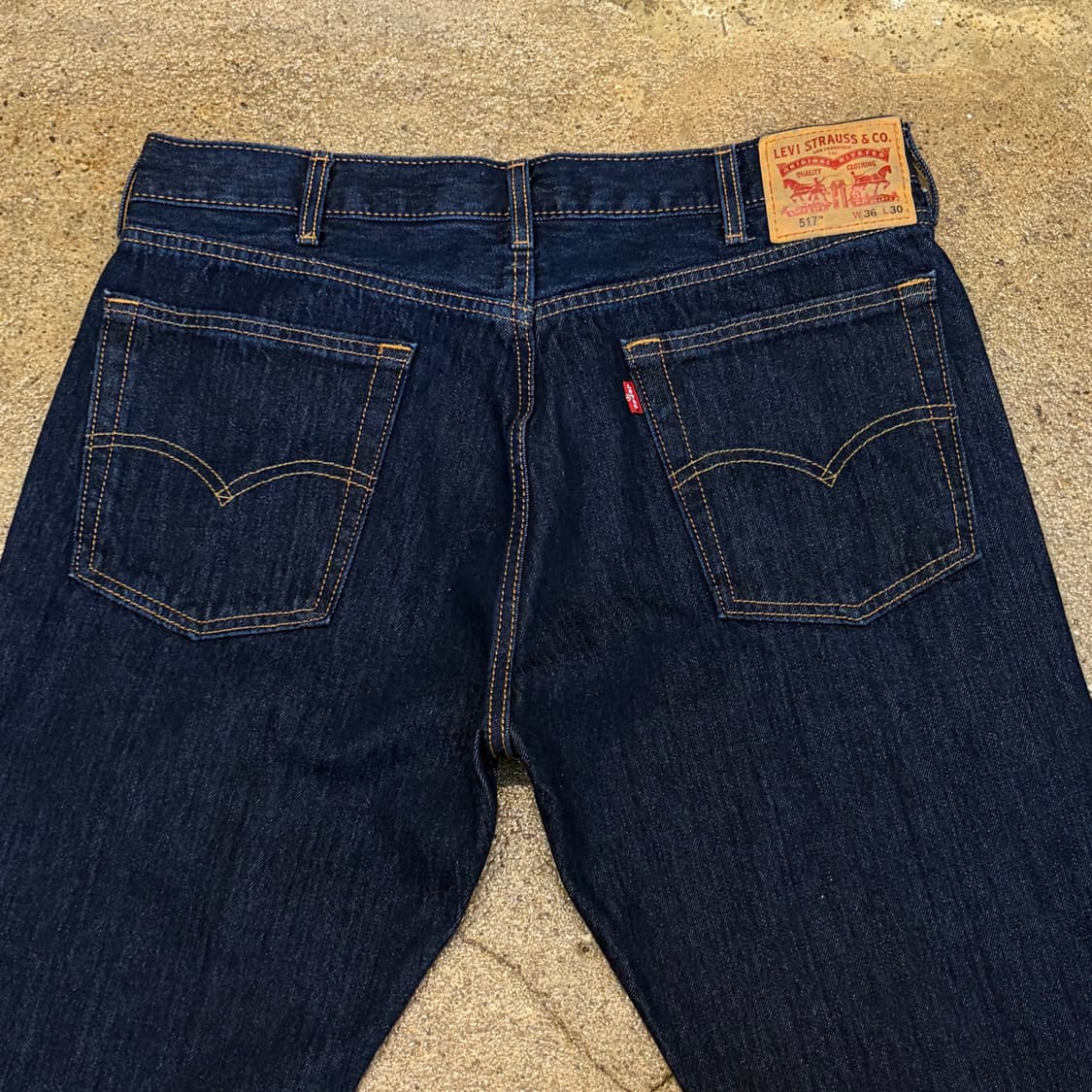 새상품급 미국 빈티지 리바이스 517 진청 부츠컷 청바지 데님팬츠 상품이미지7