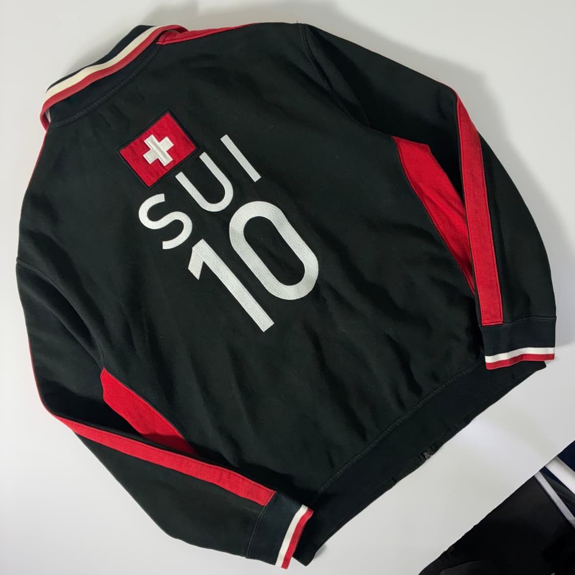 Polo 폴로 랄프로렌 00's 스위스 블랙 화이트 빅포니 집업 자켓 상품이미지4