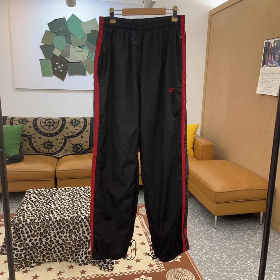 나이키 레트로 00's 라인 바람막이 조거 트랙팬츠 XL C09026 상품이미지3