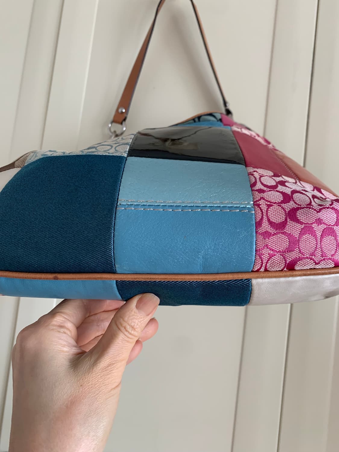 코치 패치 호보백. 정품 상품이미지5