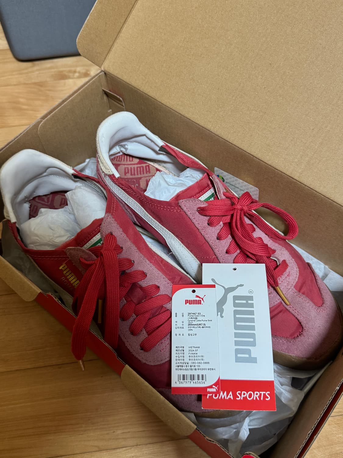 푸마 신상 로마 OG 나일론 클럽레드 265 상품이미지1