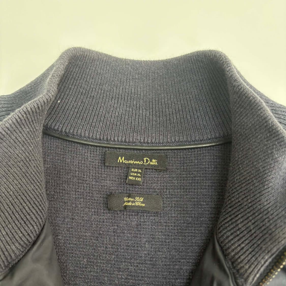 [XL] 마시모두띠 네이비 경량 니트 패딩 상품이미지3