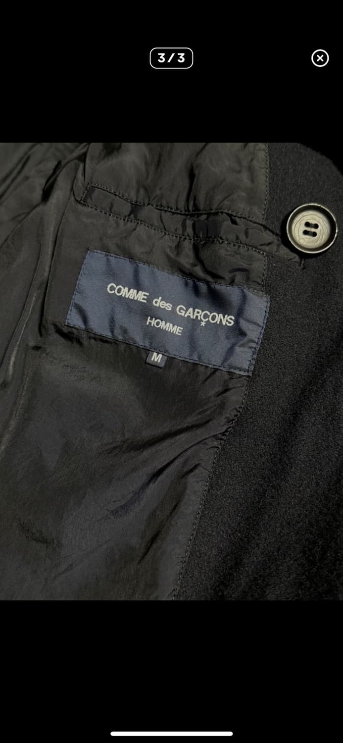 꼼데가르송 옴므 2004 아카이브 피코트 상품이미지3