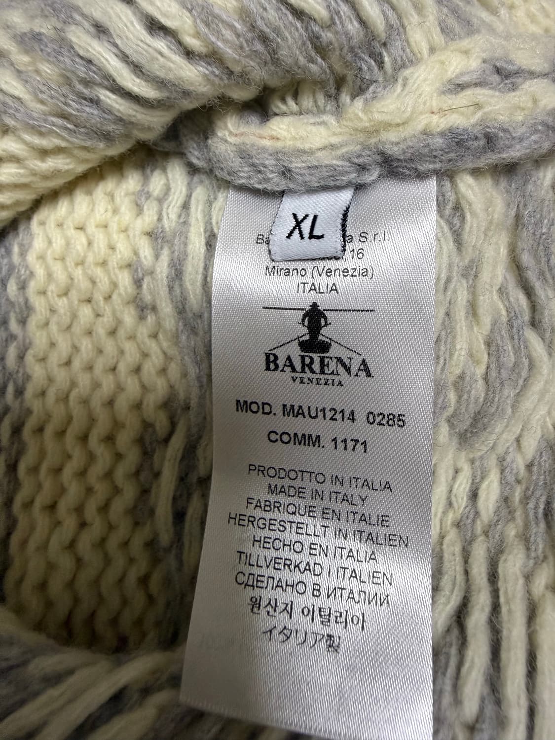 바레나 베네치아(BARENA venezia) 니트 XL 상품이미지4