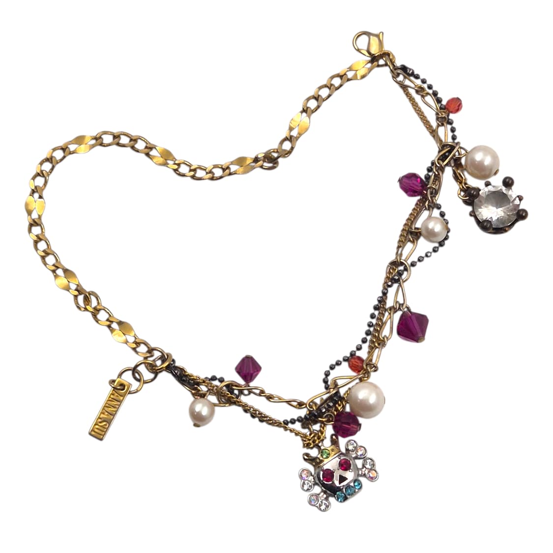 06s 한정 안나수이 스컬 레이어드 팔찌 상품이미지4