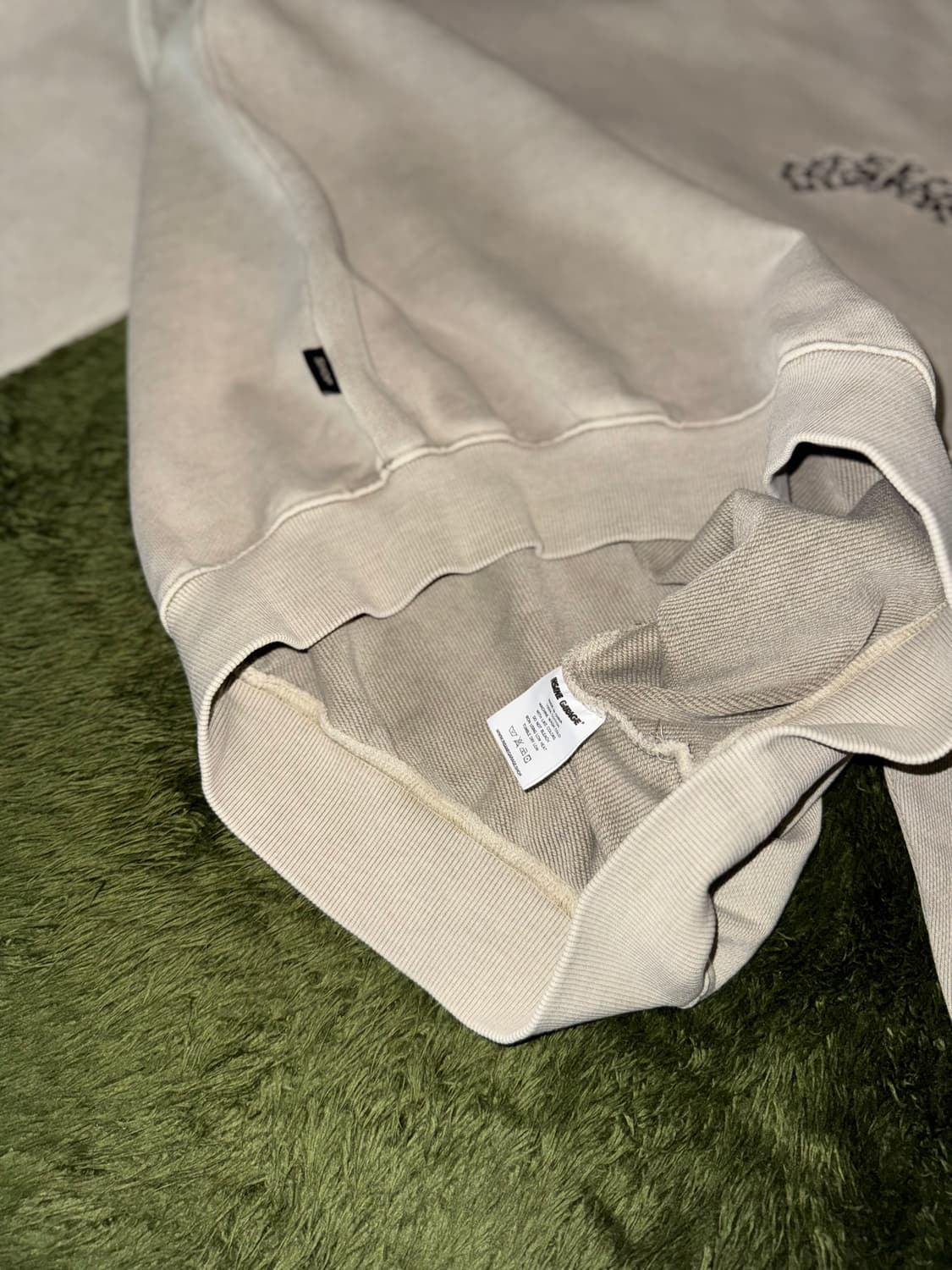 [2] 인세인 개러지 엠브로이더리 릴렉스 핏 워시드 스웻셔츠 상품이미지6