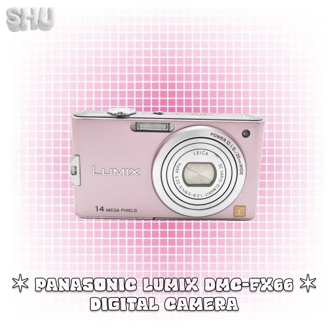 파나소닉 루믹스 DMC-FX66 빈티지 디카  핑크 상품이미지2